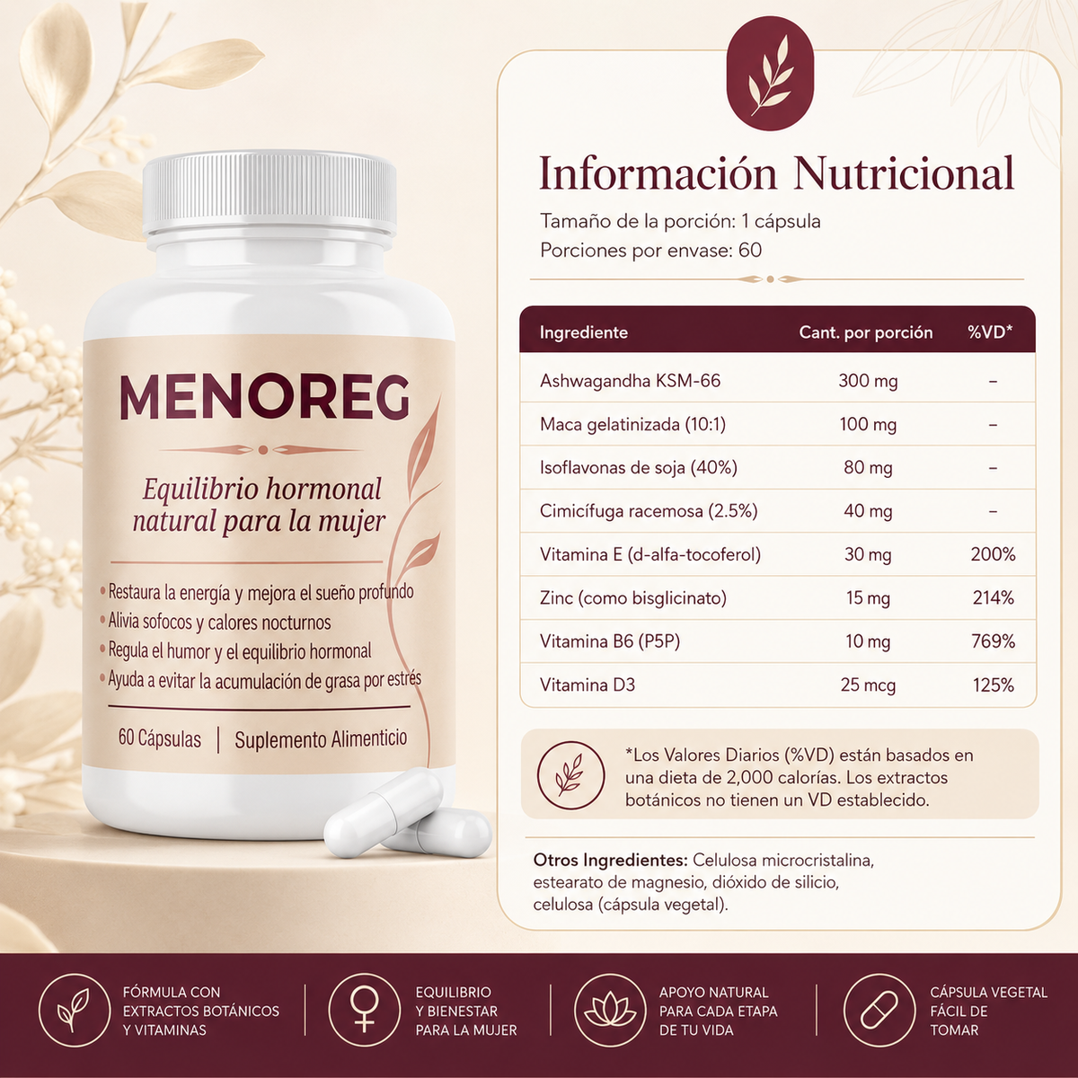 MENOREG® | Equilibrio Hormonal Natural para la Mujer