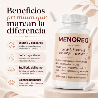 MENOREG® | Equilibrio Hormonal Natural para la Mujer