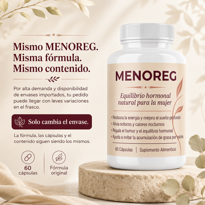 MENOREG® | Equilibrio Hormonal Natural para la Mujer